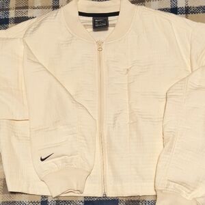 Nike Cream Quilted Jacket